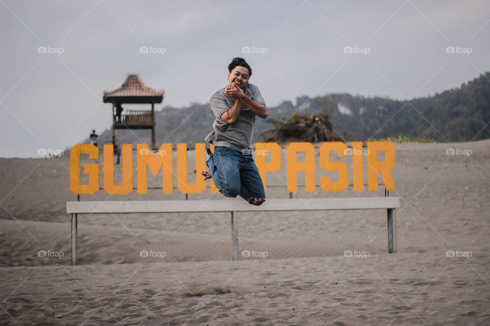 Holiday on The gumuk pasir