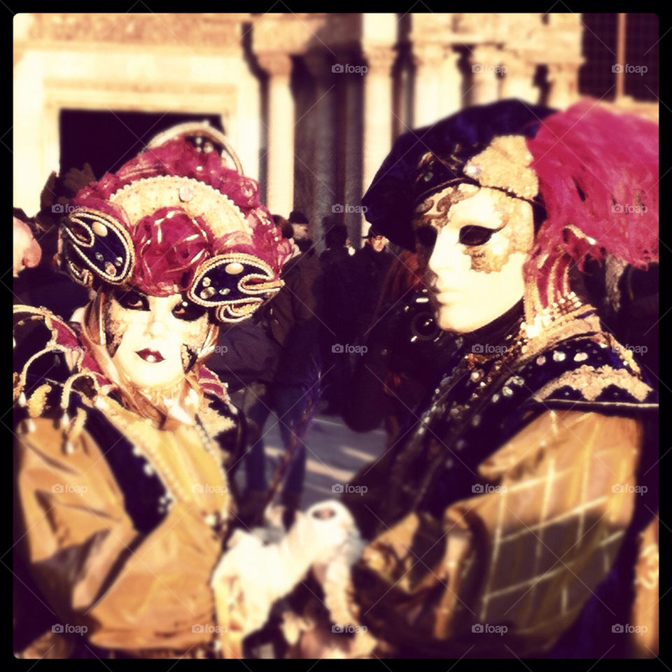 italy couple festival mask by elfa