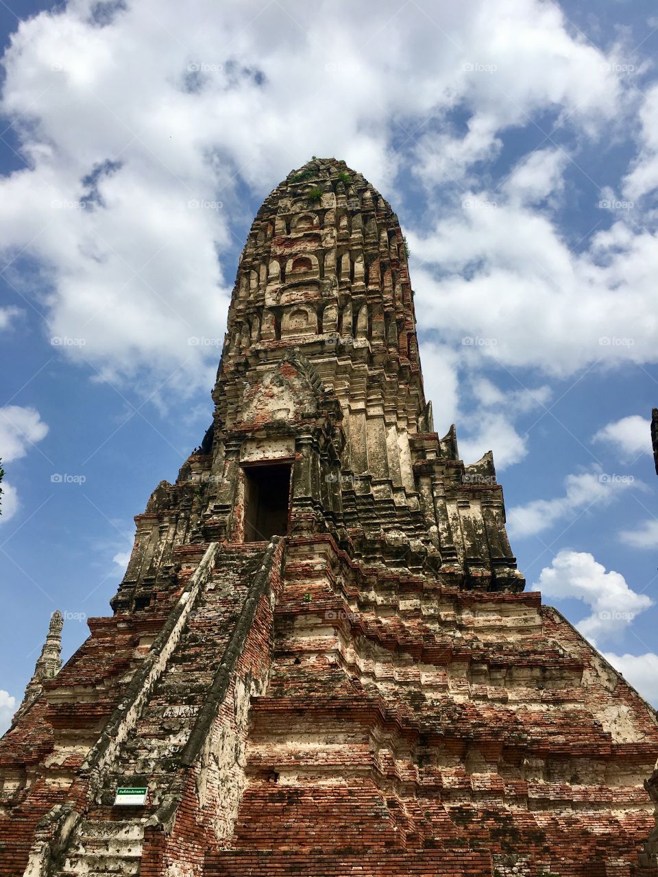 Historical temple pagoda architecture, Ayudhya, Thailand
