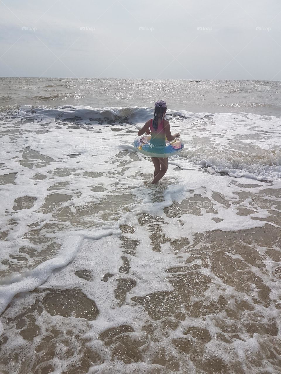 girl and sea