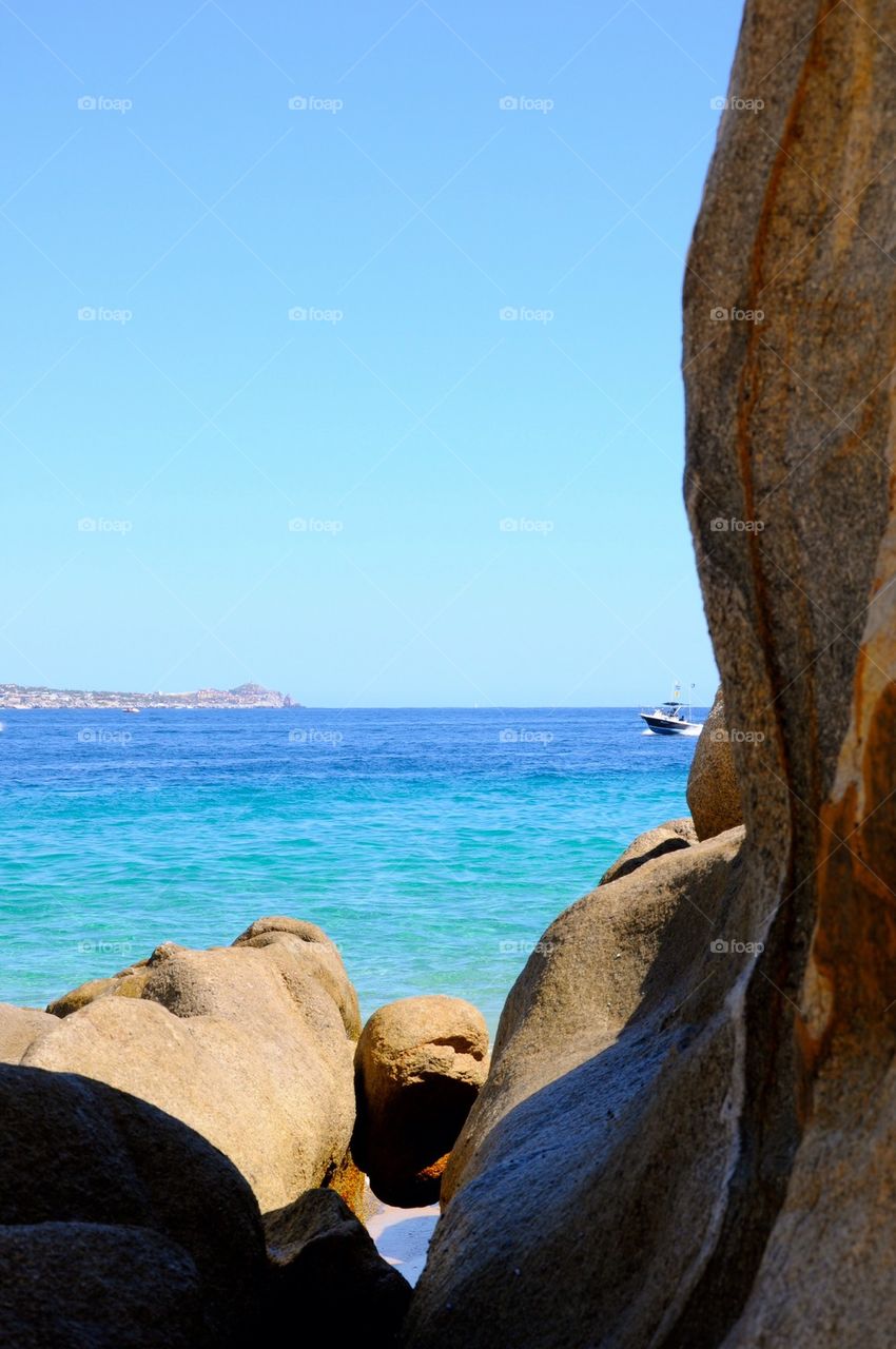 Boat in cabo san lucas