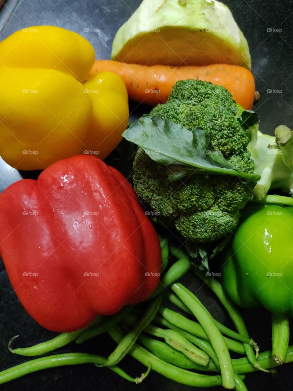 colorful healthy vegetables