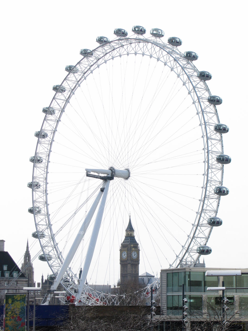 London eye and Big Ben 