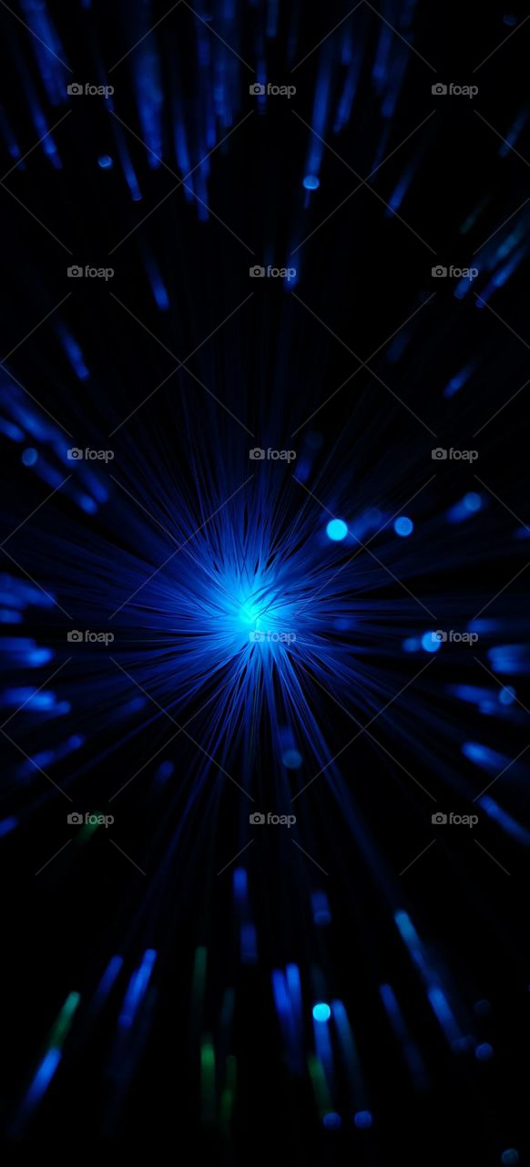 Fiber Optic Light Close-up