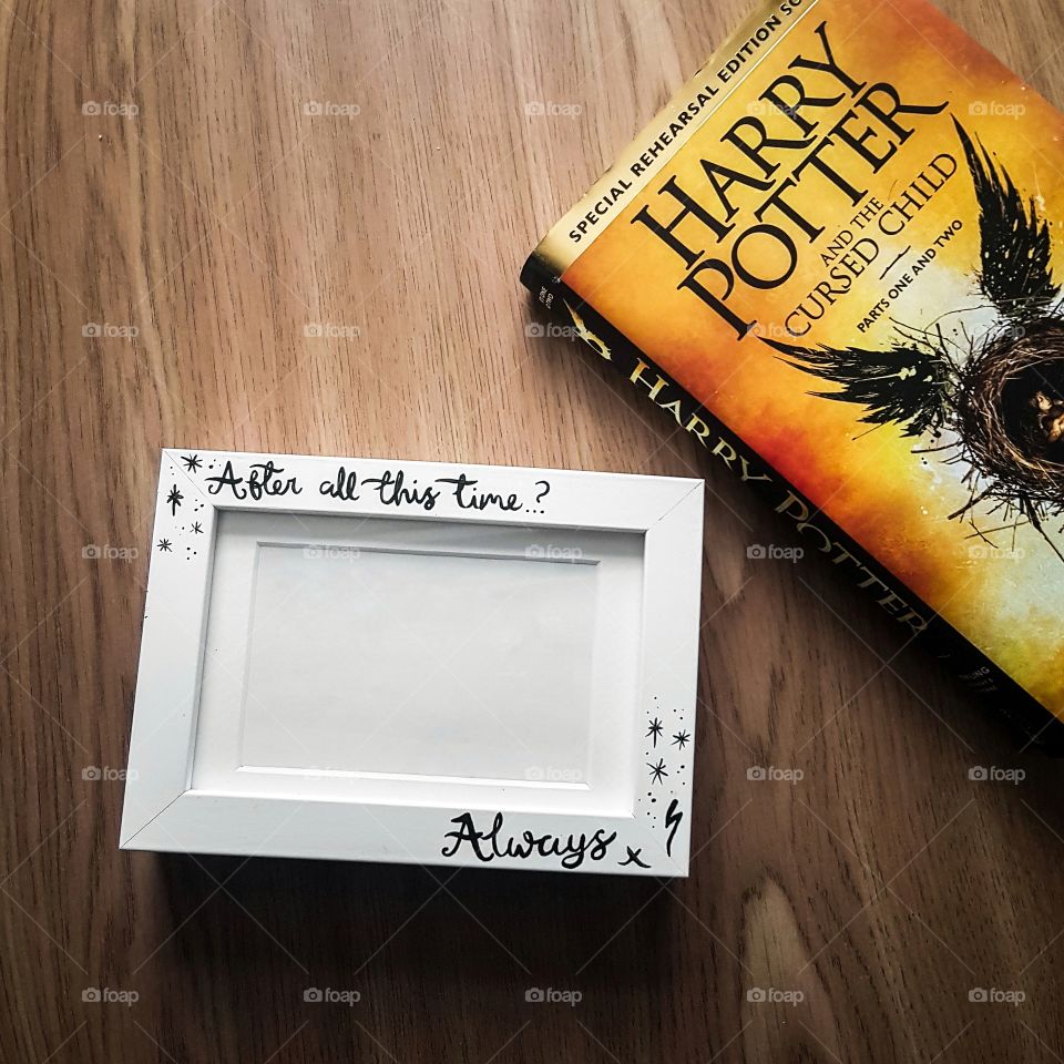 Happy Potter book fan photo frame • Snape - After all this time handmade
