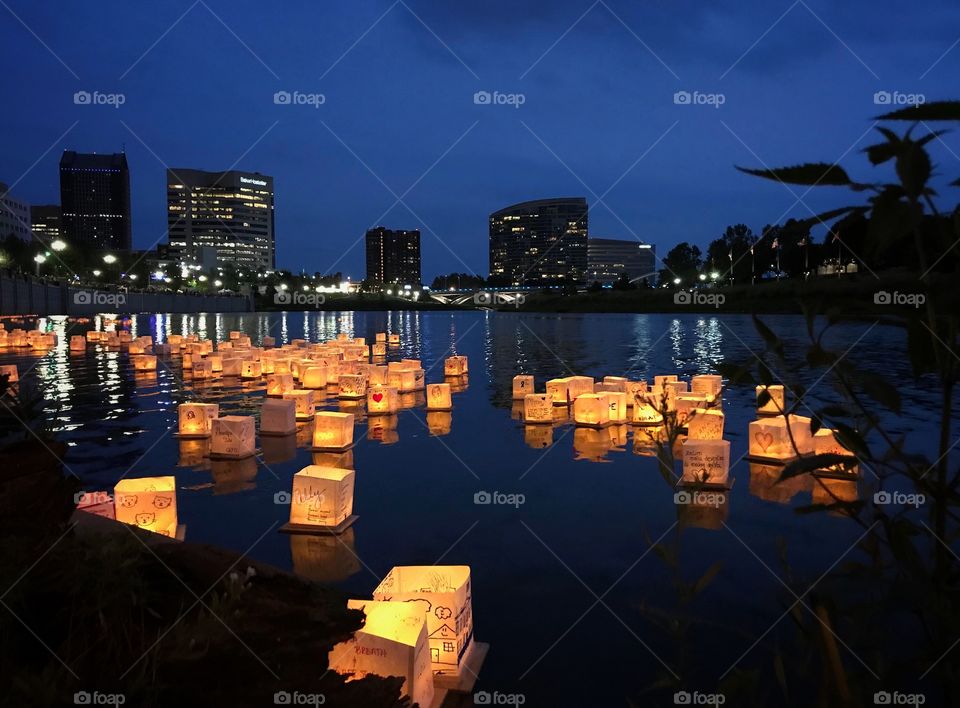 Water lanterns 