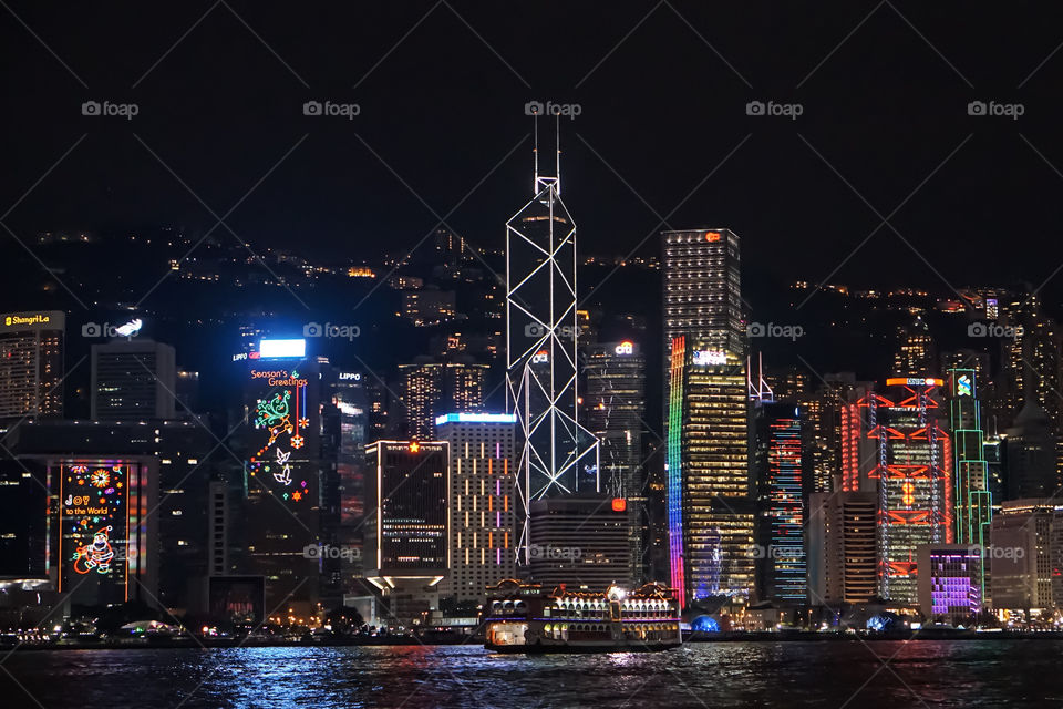 Hong Kong night light