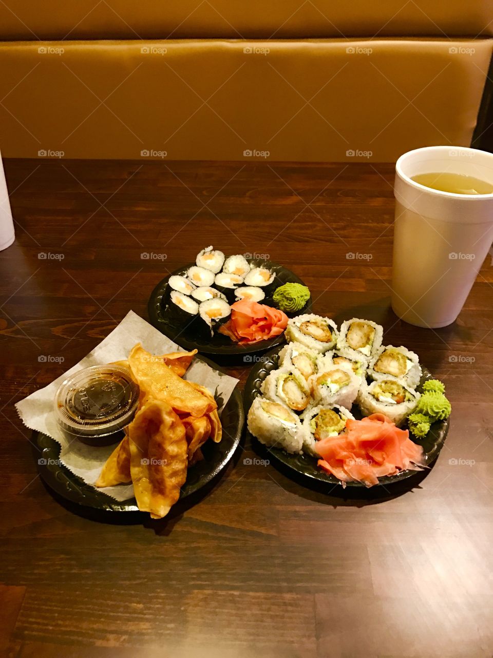 Green tea Sushi Dinner
