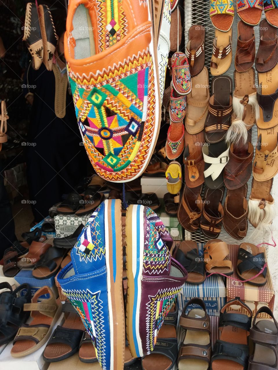 market#the shoes# culture#stock#sud Morocco#color#city