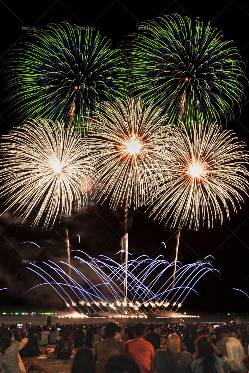 A time to fire work celebration