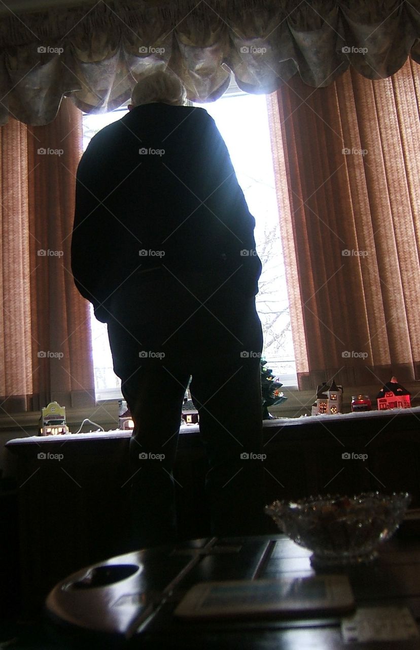 Grampy Christmas morning