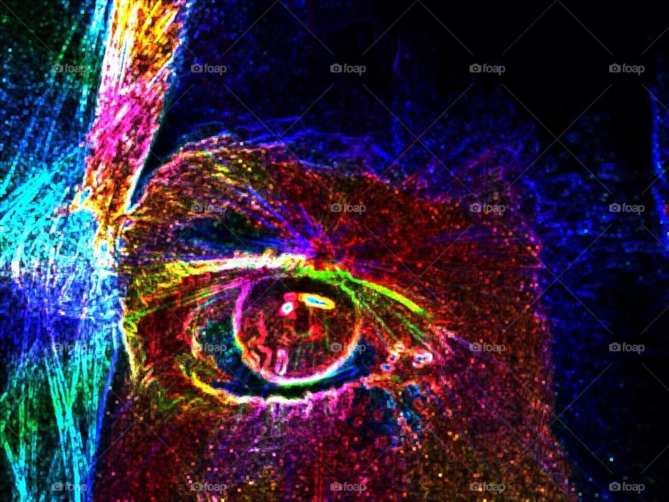 Psychedelic eye 