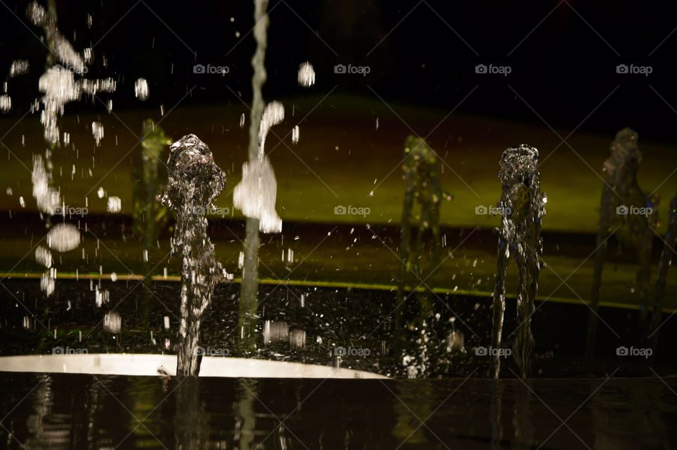 Bubbles in bubbling water stop motion abstract conceptual background 