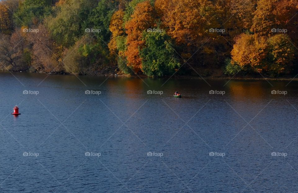 Autumn fishing.