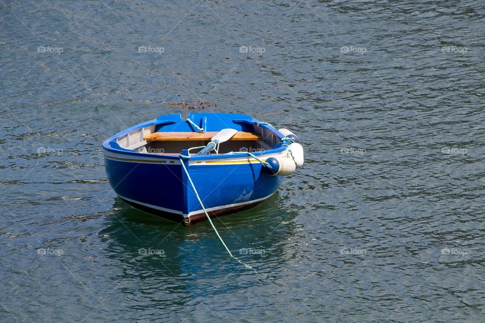 boats in the bay in brittany