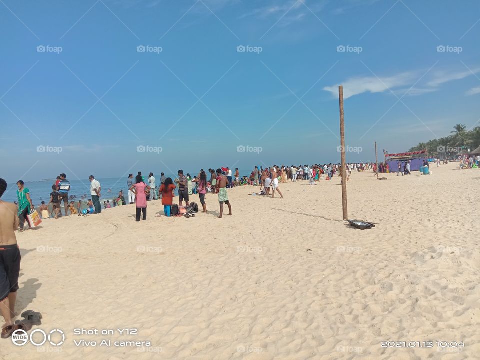 on a summer in a beach 🏖️