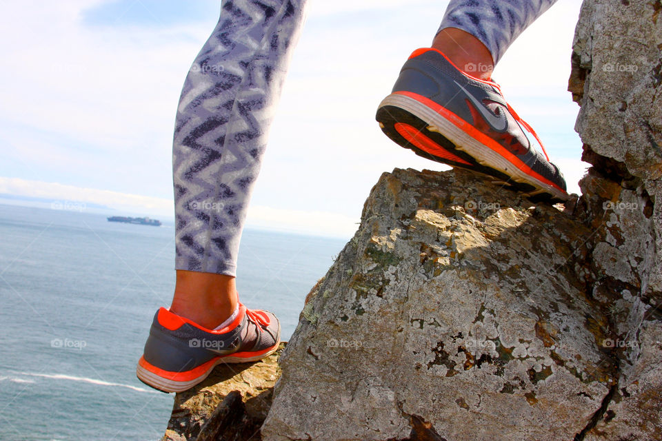 One, Outdoors, People, Climb, Recreation