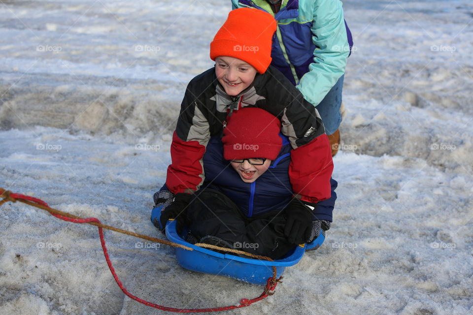 Sledding 