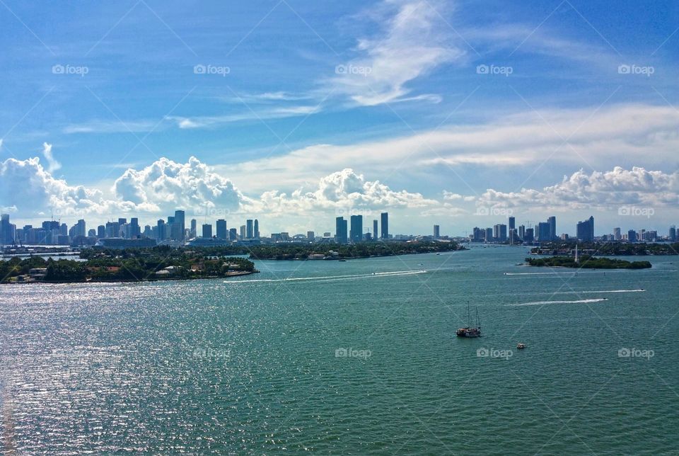 View of Miami cityscape
