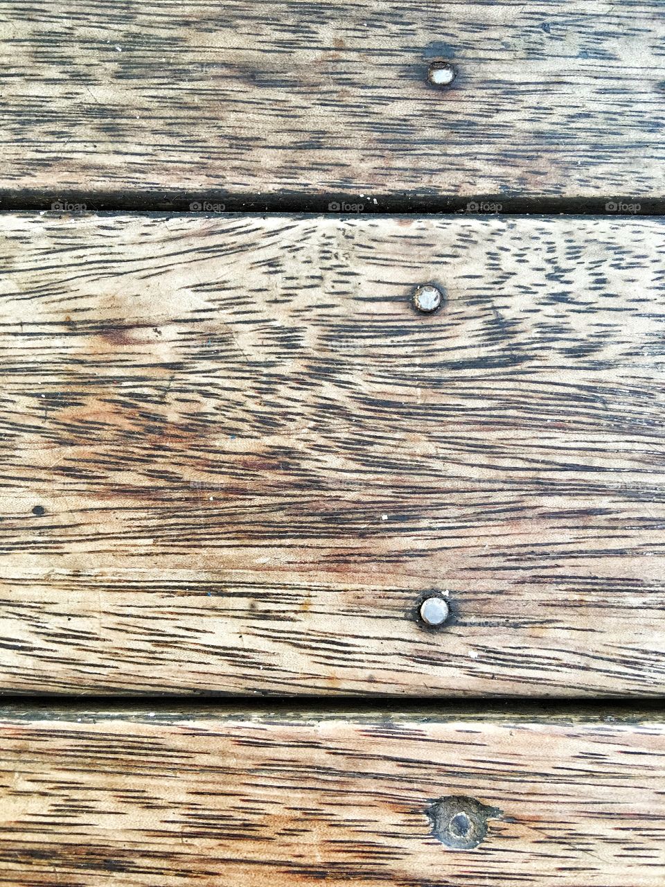Wooden bench 