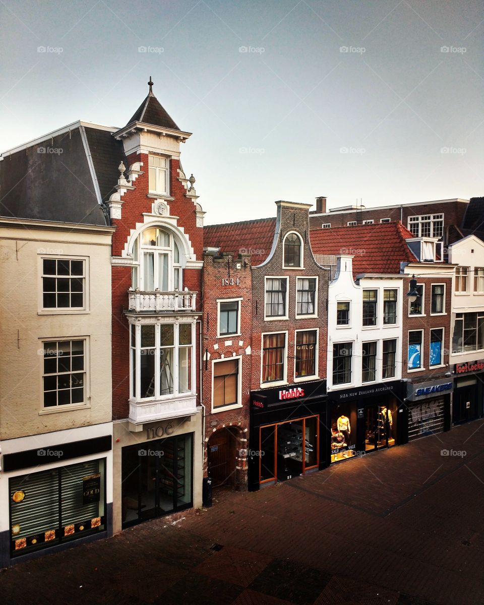 Dutch shopping street