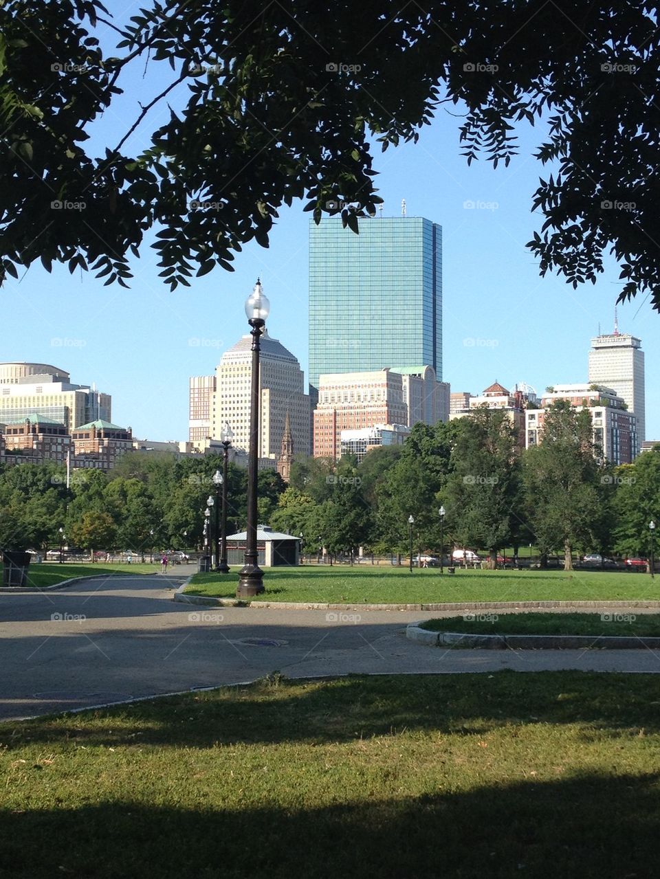 BOSTON common. Park in Boston,Massachusetts