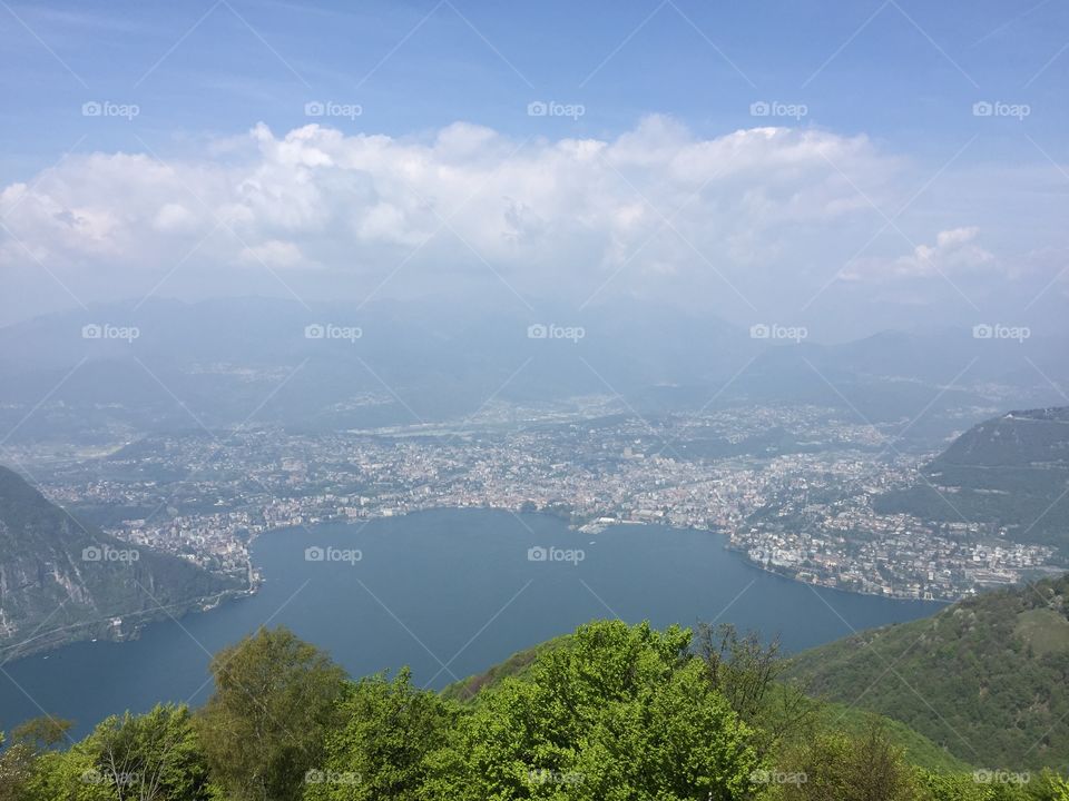 Lugano lake