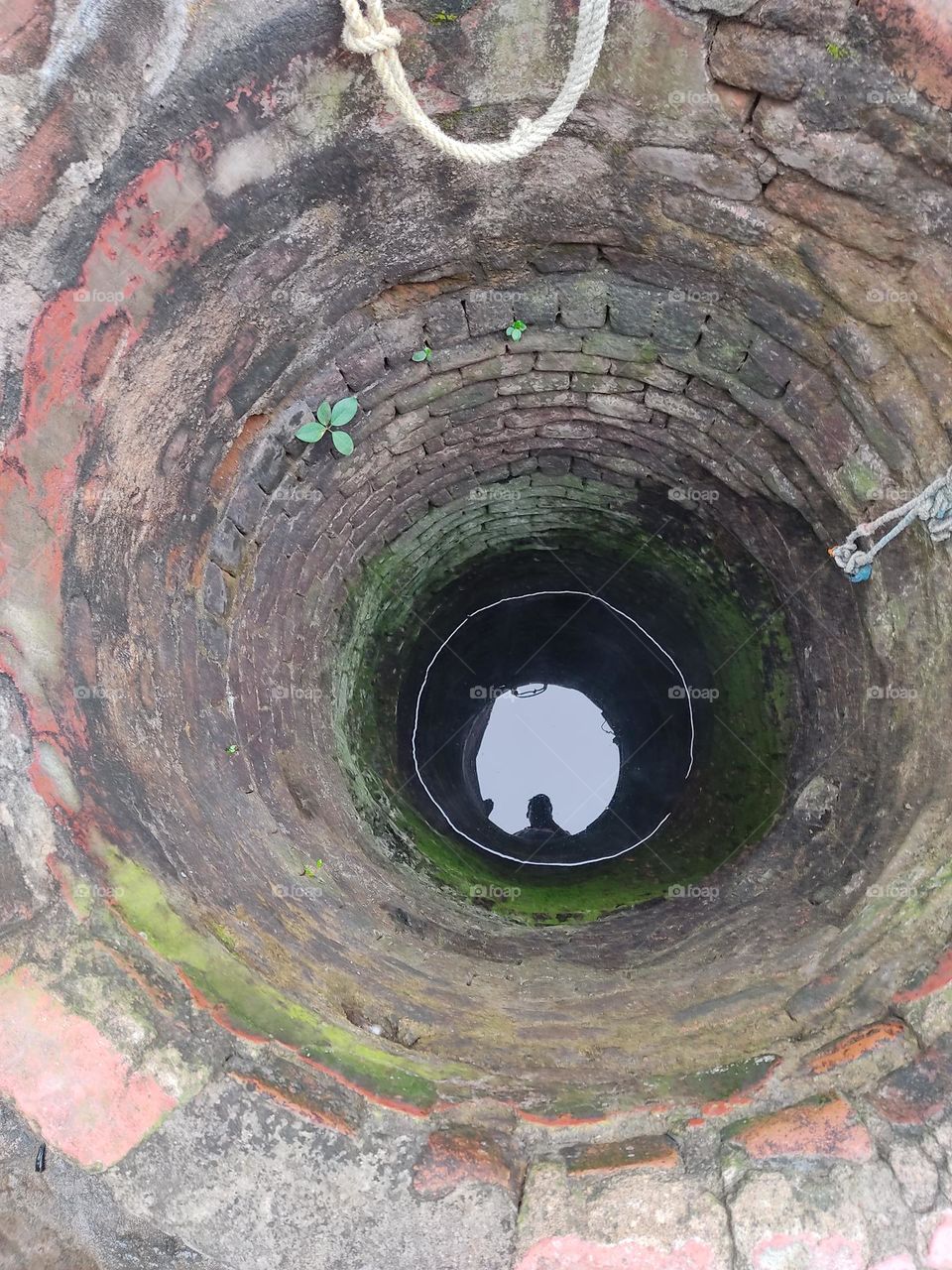 1960's deep well dug in the village countryside.