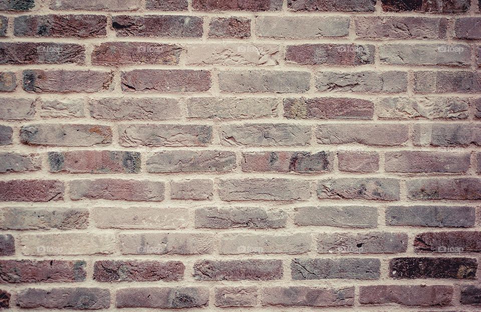 brick background on the wall