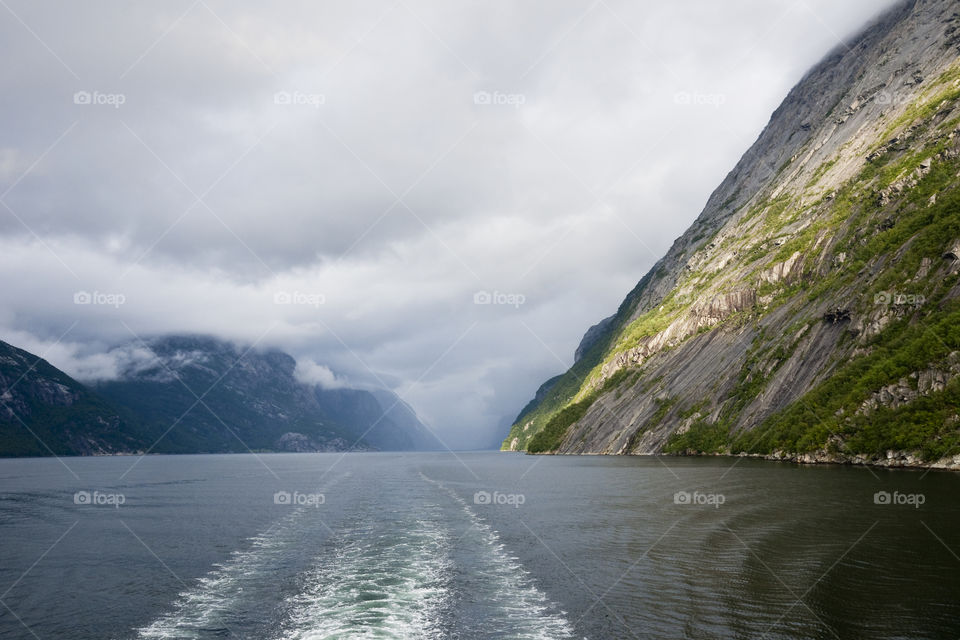 View of Lysefjord. Norway