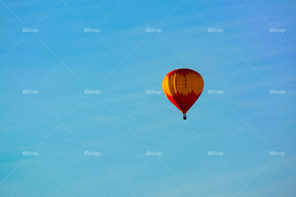 Hot Air Balloon In Sky