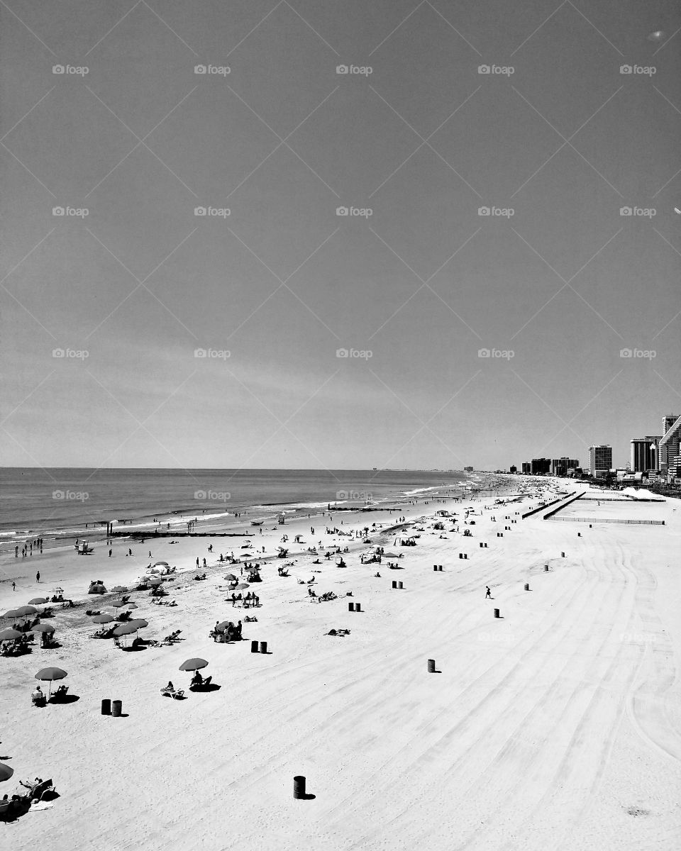 Atlantic City - August 2017 - Taken on Android Phone - Galaxy S7 - Shoreline on Beautiful Summer Day