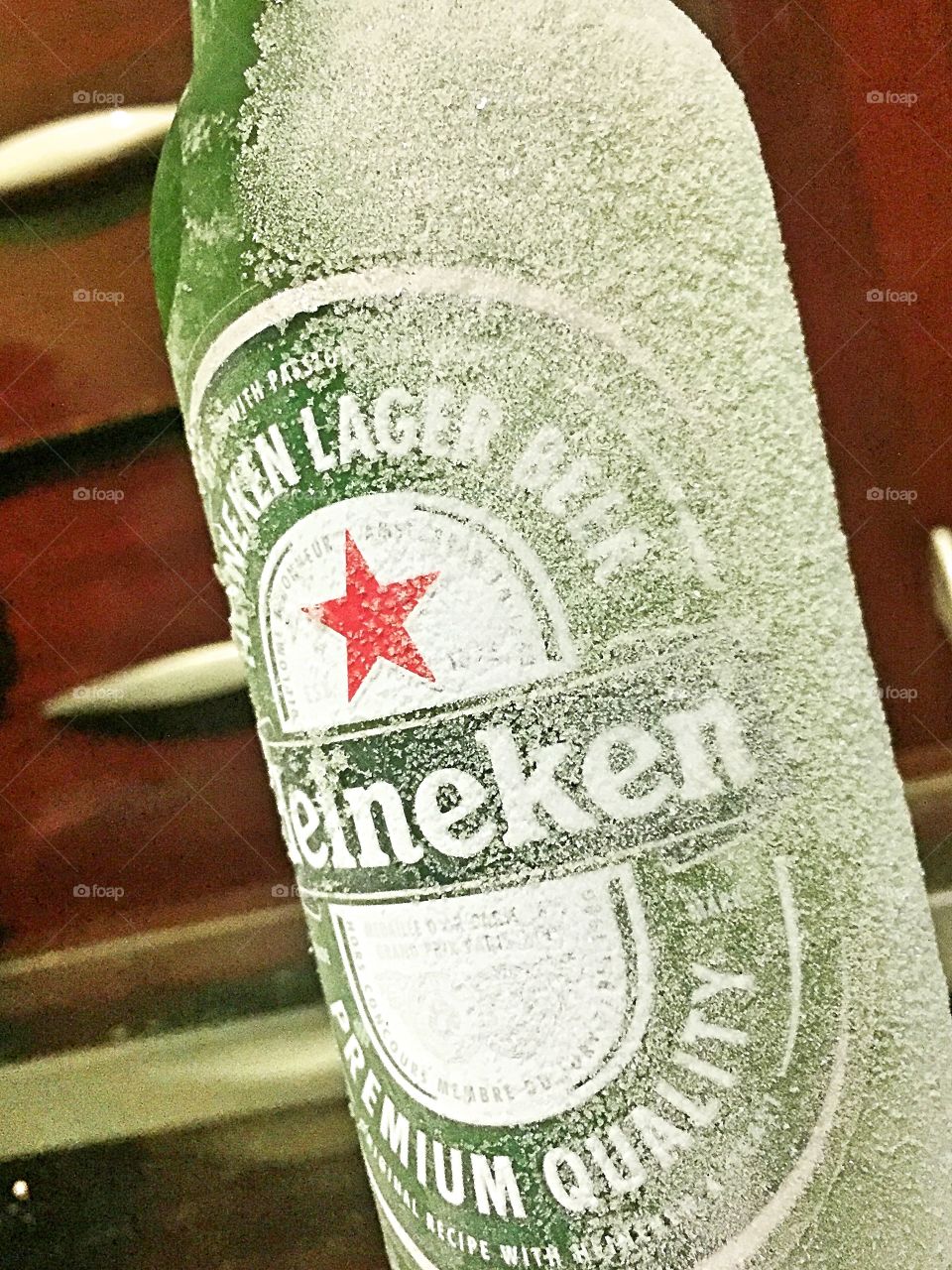 Tá nevando na minha Heineken 