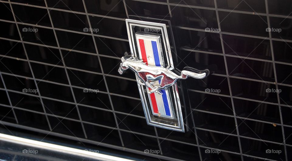Mustang. Retro Car