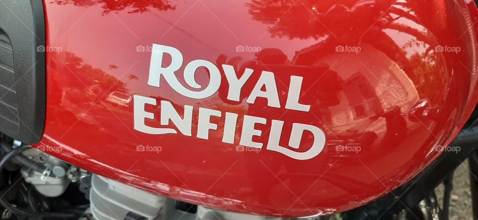 royal enfield red 350cc sparks imagination
