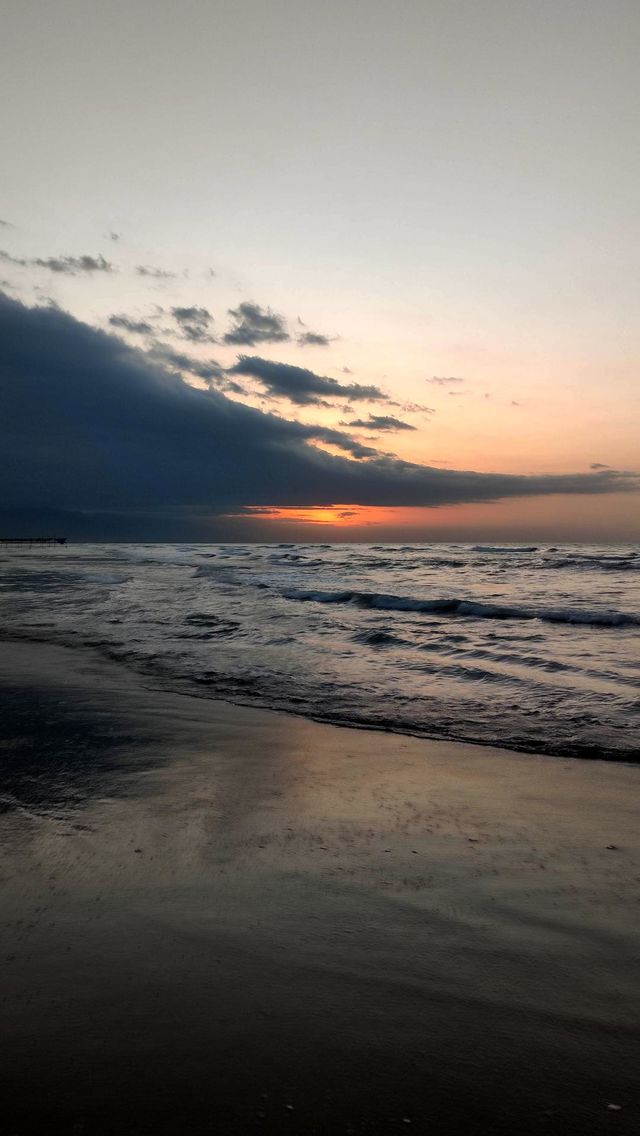 sunset at the beach