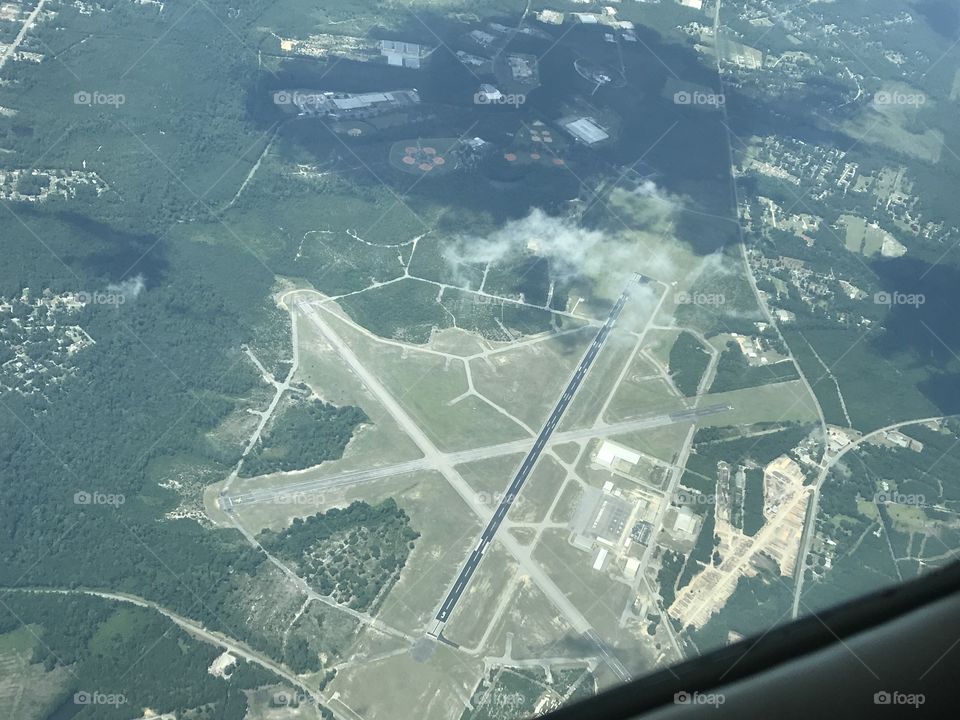 Walterboro,SC airport aerial