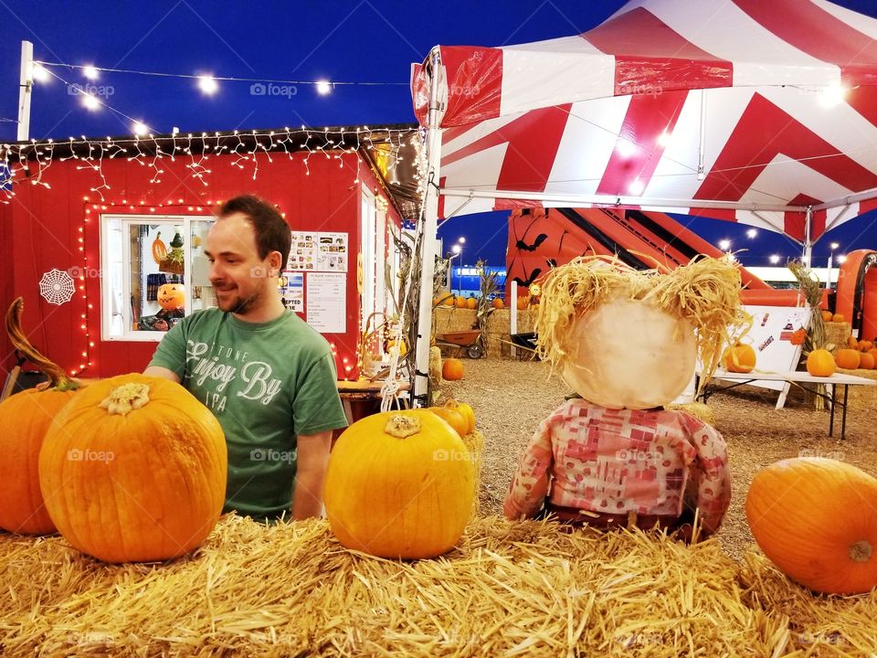 Pumpkin, Halloween, People, Child, Food