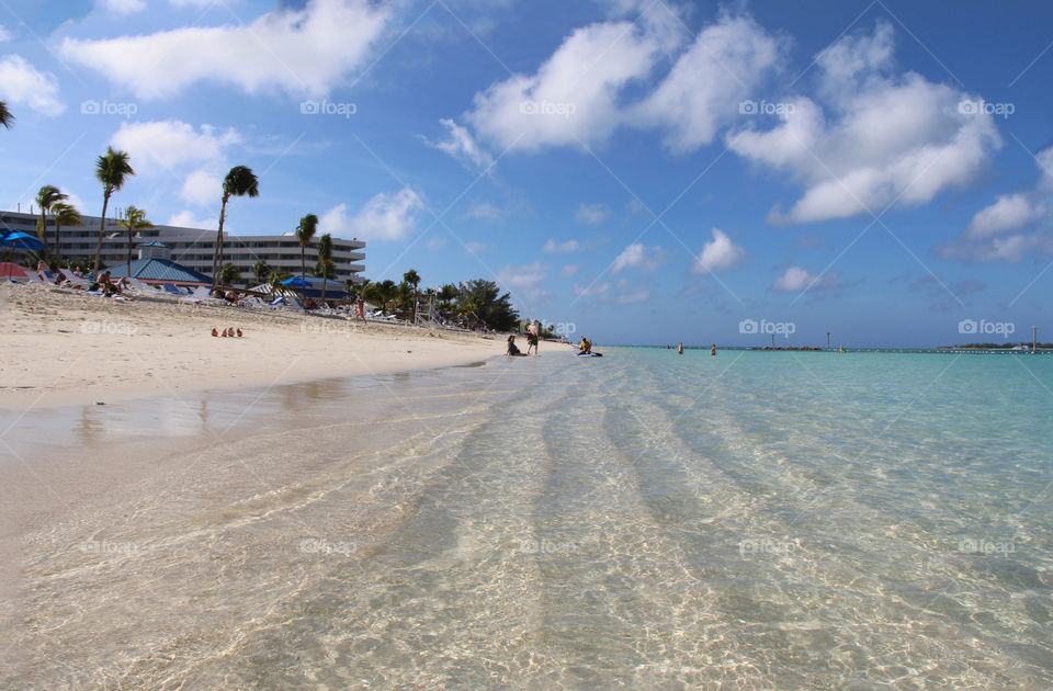 Paradise beach in the Bahamas - strand