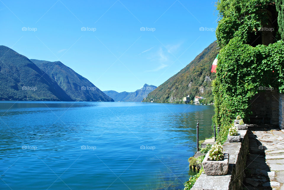 Lake Ceresio - Valsolda, Como, Lombardy, Italy.