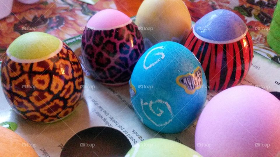 Swirls and Butterflies. . dying eggs with my mommy
