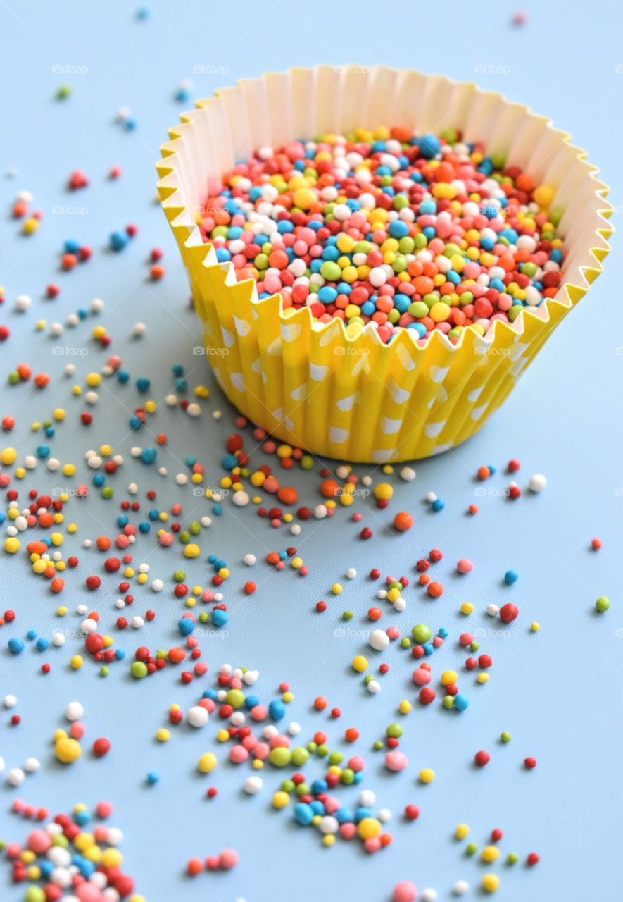 sugar multicolor candies