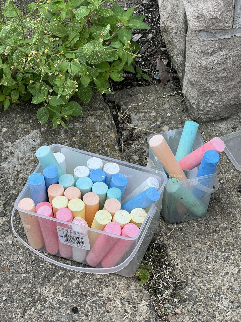 Sidewalk chalk 