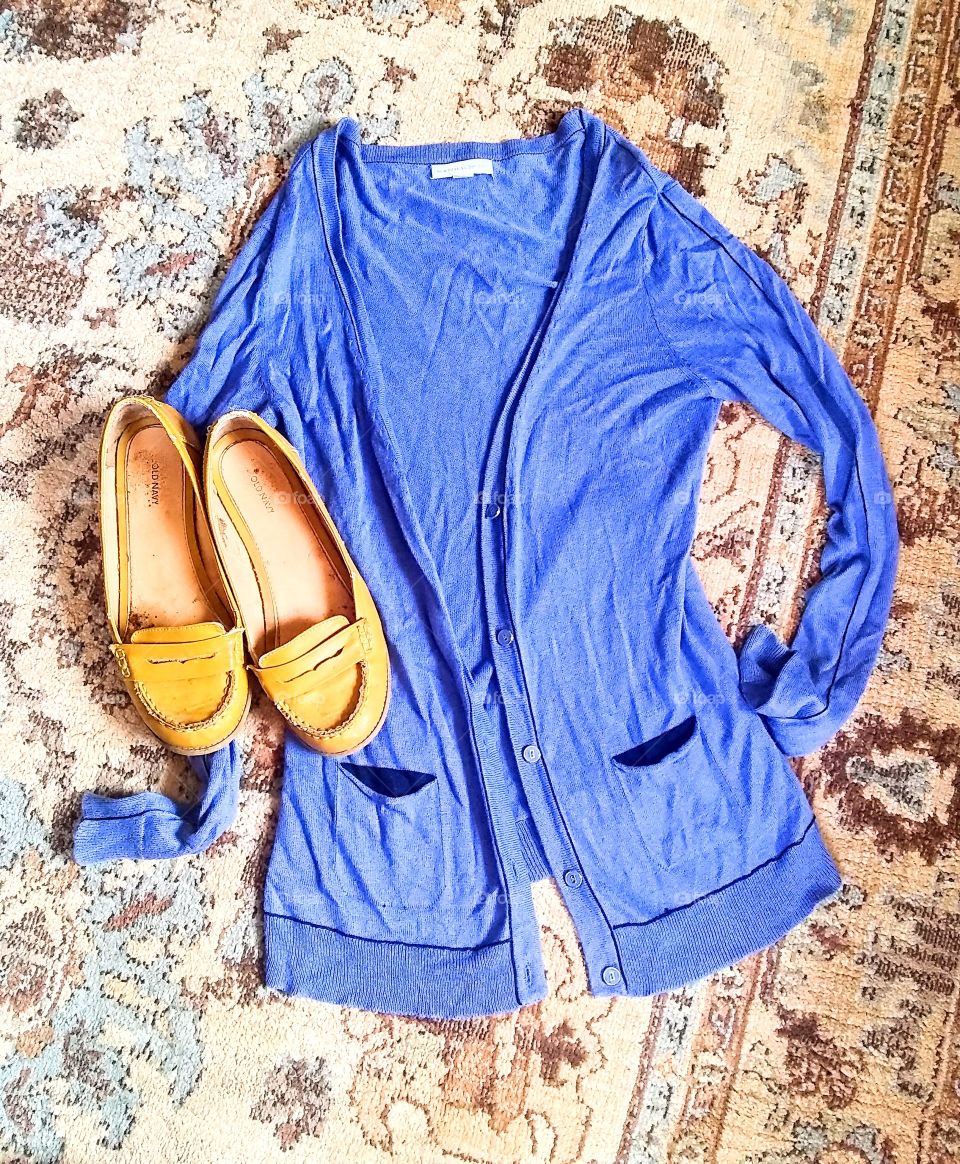 Blue and yellow out and about