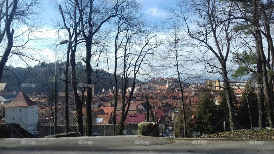 Brasov city from Romania