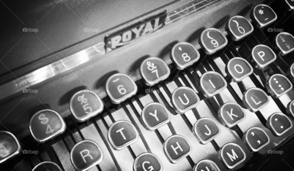 Royal Typewriter Keys