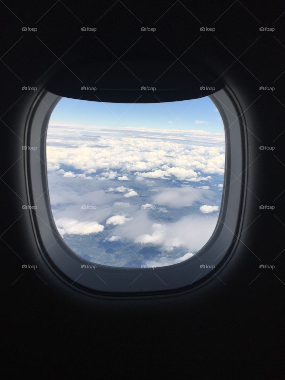 From the plane window