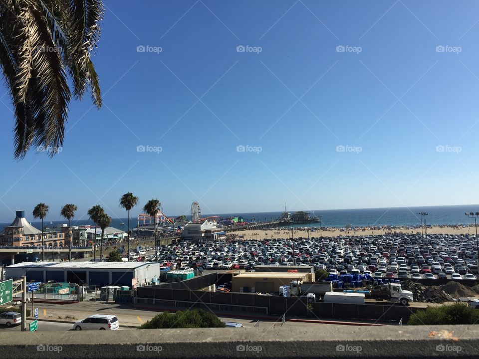 A beautiful day at Santa Monica Pier!