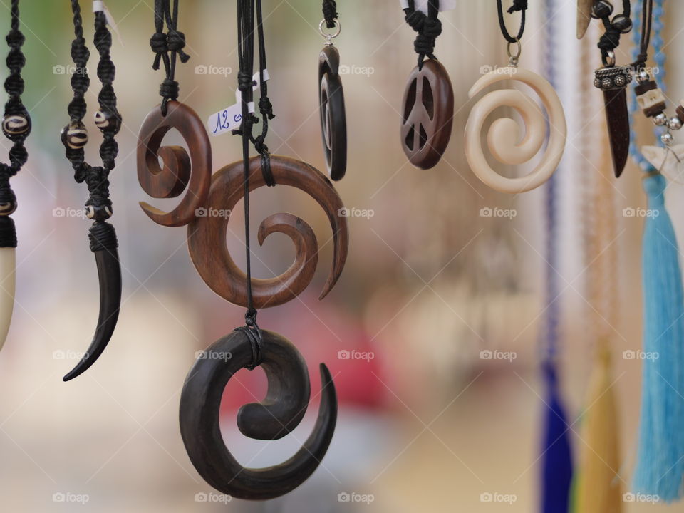 geometric shapes necklaces