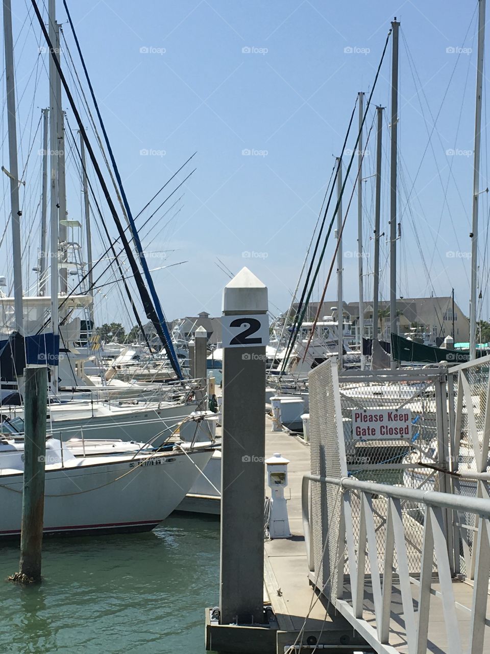 Harbor in Port Aransas, Texas. 